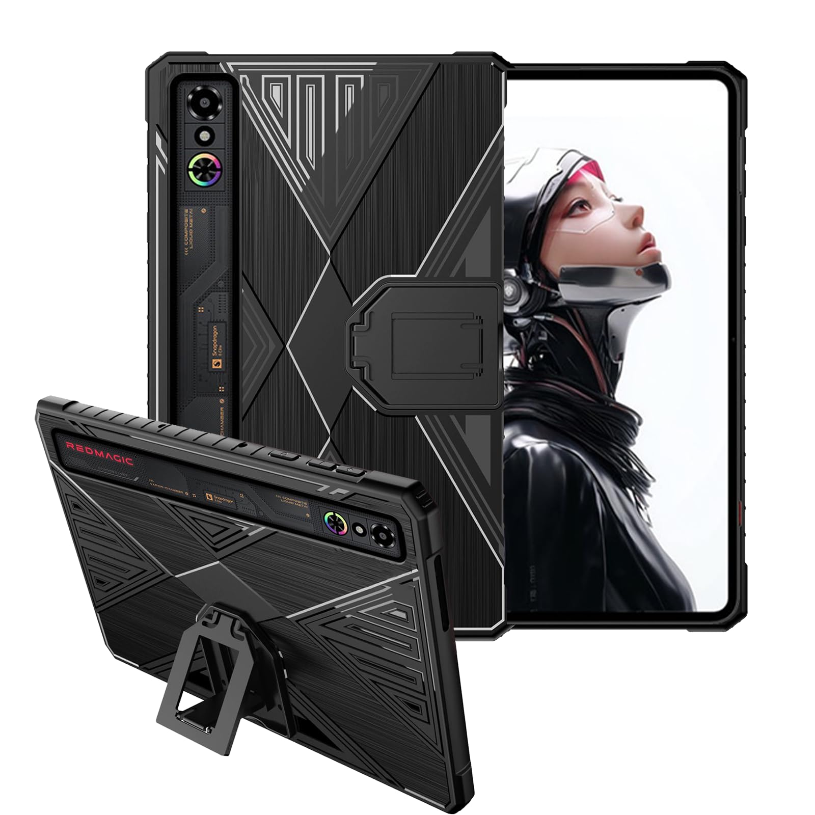 REDMAGIC Astra タブレット➕純正ケース12GB +256GB REDMAGIC Astra ゲーミングタブレット フォリオケース