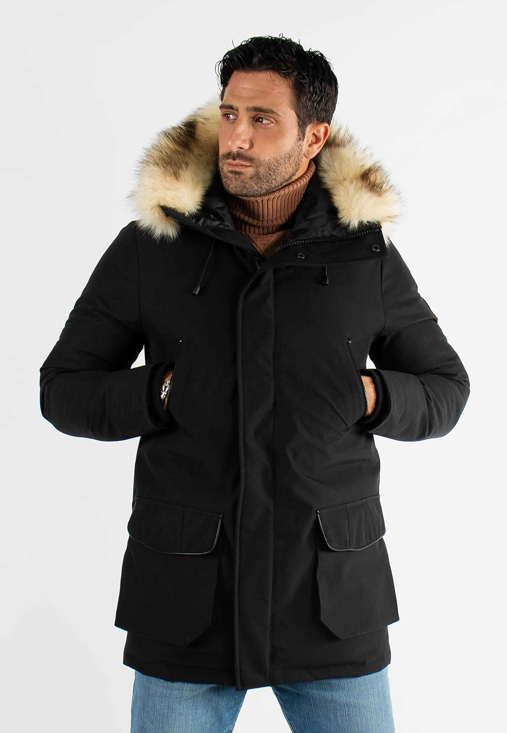 paragoose Mario Manteau parka Longue Homme Noir M