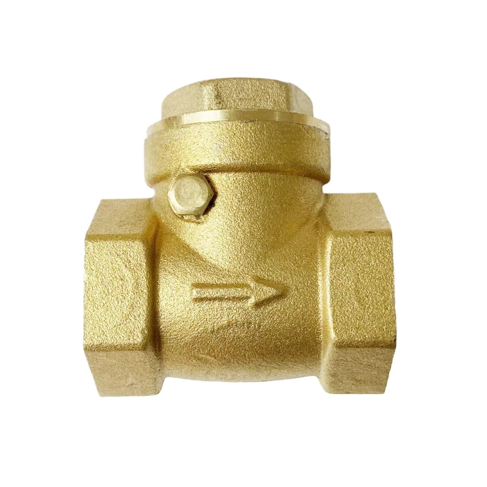 Dkgnyxnplj 1-1/2 1/2" 3/4" 1" Brass 1-Way Non Return Swing Check Valve(")
