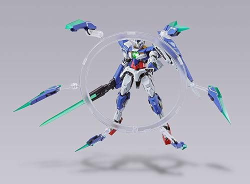 Miniatura 7 de Bandai Traje móvil Gundam 57535-Metal Build 00 Qan T, multicolor, 19258