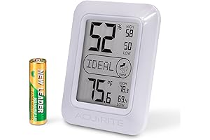 AcuRite Wireless Indoor Temperature and Humidity Sensor with Temperature and Humidity Gauge