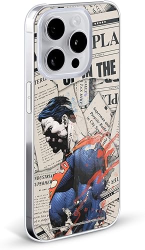 Miniatura 2 de Head Case Designs Funda rígida con licencia oficial de Superman DC Comics Newspaper 80th Anniversary compatible con Apple iPhone 11 Pro Max