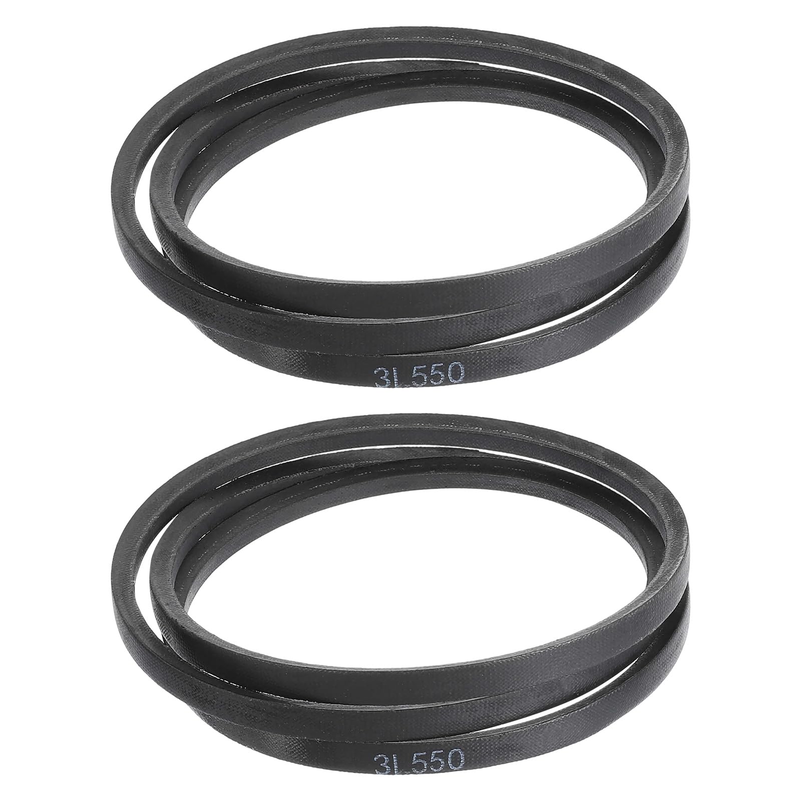 uxcell 3L240 Classic Wrapped Rubber V-Belt, 24"(610mm) Outside Circumference, 3L Profile V Belt 3/8" Width 7/32" Height — view 46