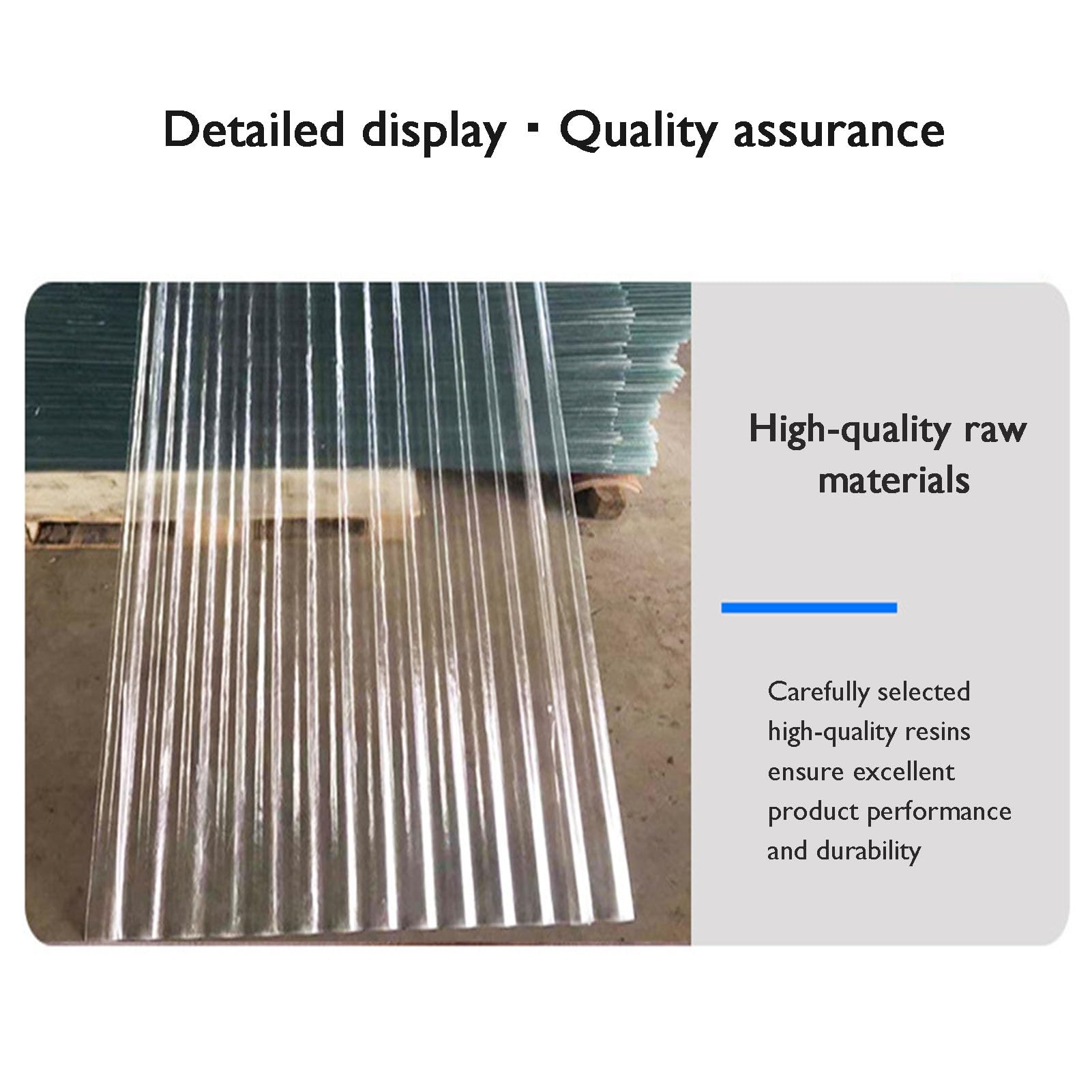 Láminas Cubierta FRP Tejas Plástico para Tejados Luz Suave Paneles para Techos Toldo para Piscina(0.9x1.4m/2.95x4.59ft)