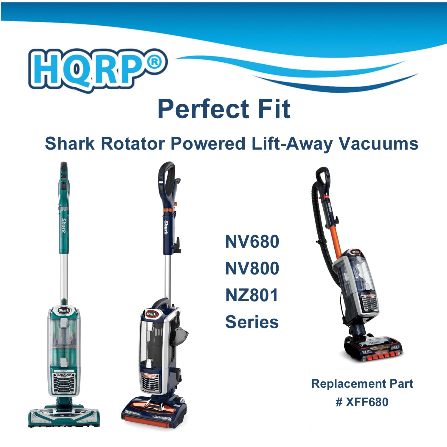 Premium Foam And Felt Filter For Shark Rotator Lift-Away Vacuum NV680 For XFF680 - Foto 7