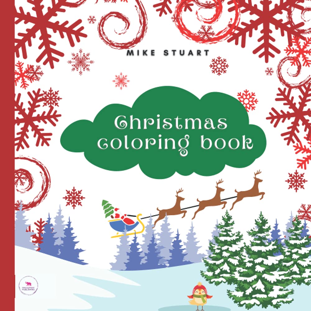 Christmas Coloring Book: Adult Coloring Book | Large paper Coloring Book | Mindfulness Coloring Book for Christmas | Stress relief, relaxation and easy to get into the holiday spirit