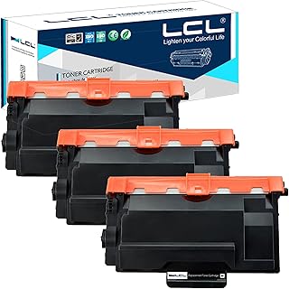 LCL Compatible Toner Cartridge TN3480 TN3430 TN-3480 TN-3430 8000 pages (3 Black) Replacement for Brother HL-L5000D HL-L5100DN HL-L5200DW HL-L5200DWT HL-L6200DW HL-L6200DWT HL-L6250DW HL-L6300DW