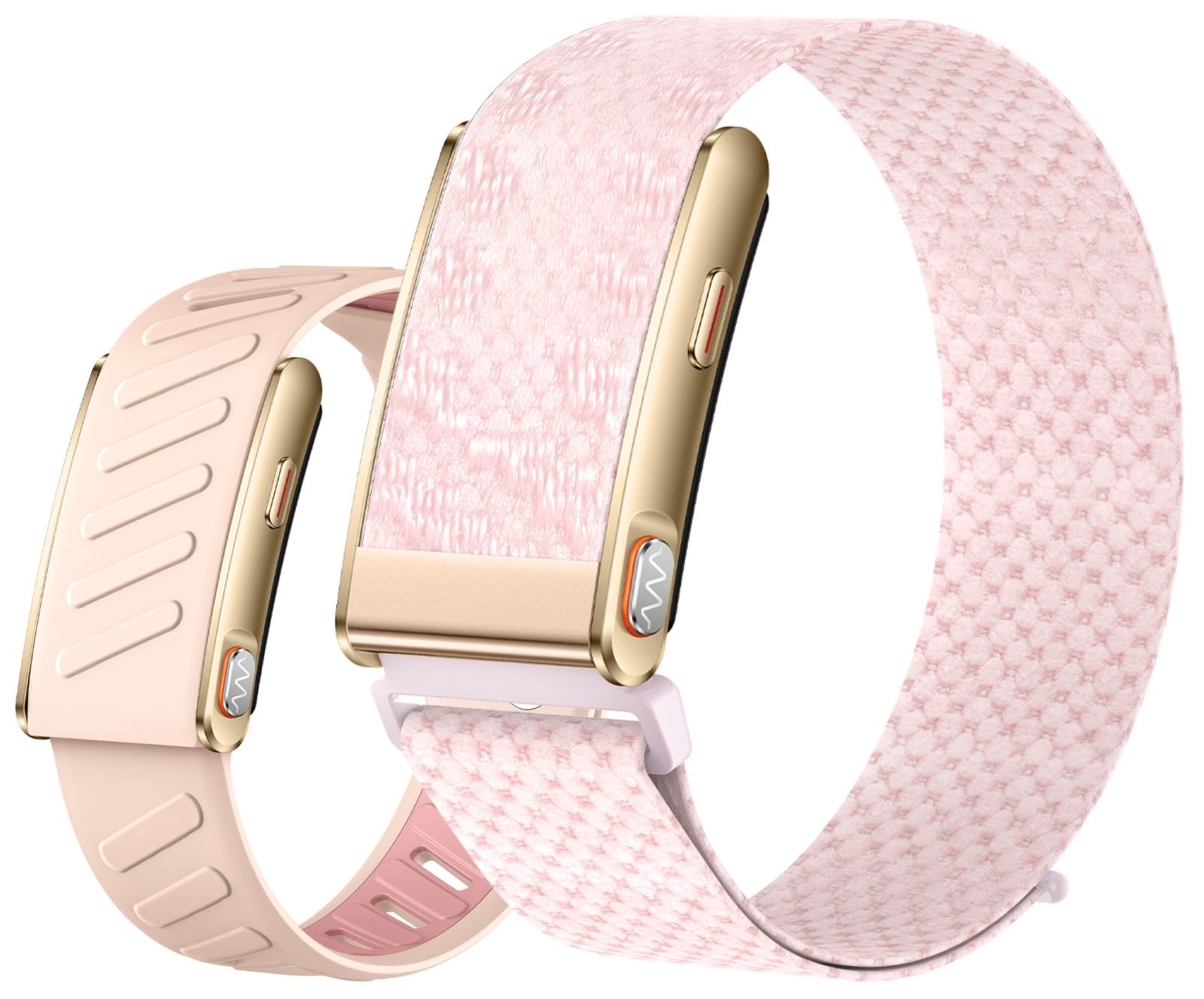 findtime Braccialetto fitness tracker senza display con 2 bande argento