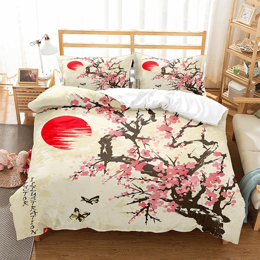 SAYNO Parure de lit 4 saisons avec 2 taies d'oreiller (king size, 3 pièces)