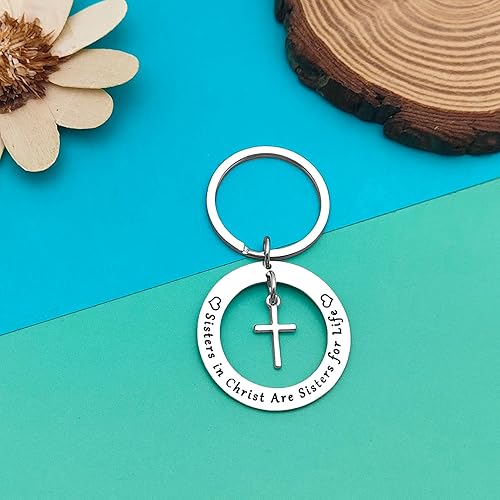 Miniatura 5 de Dabihu Joyería cristiana, llavero para hermana cristiana, regalos religiosos para mujeres y niñas, hermanas religiosas, joyería de versículo bíblico