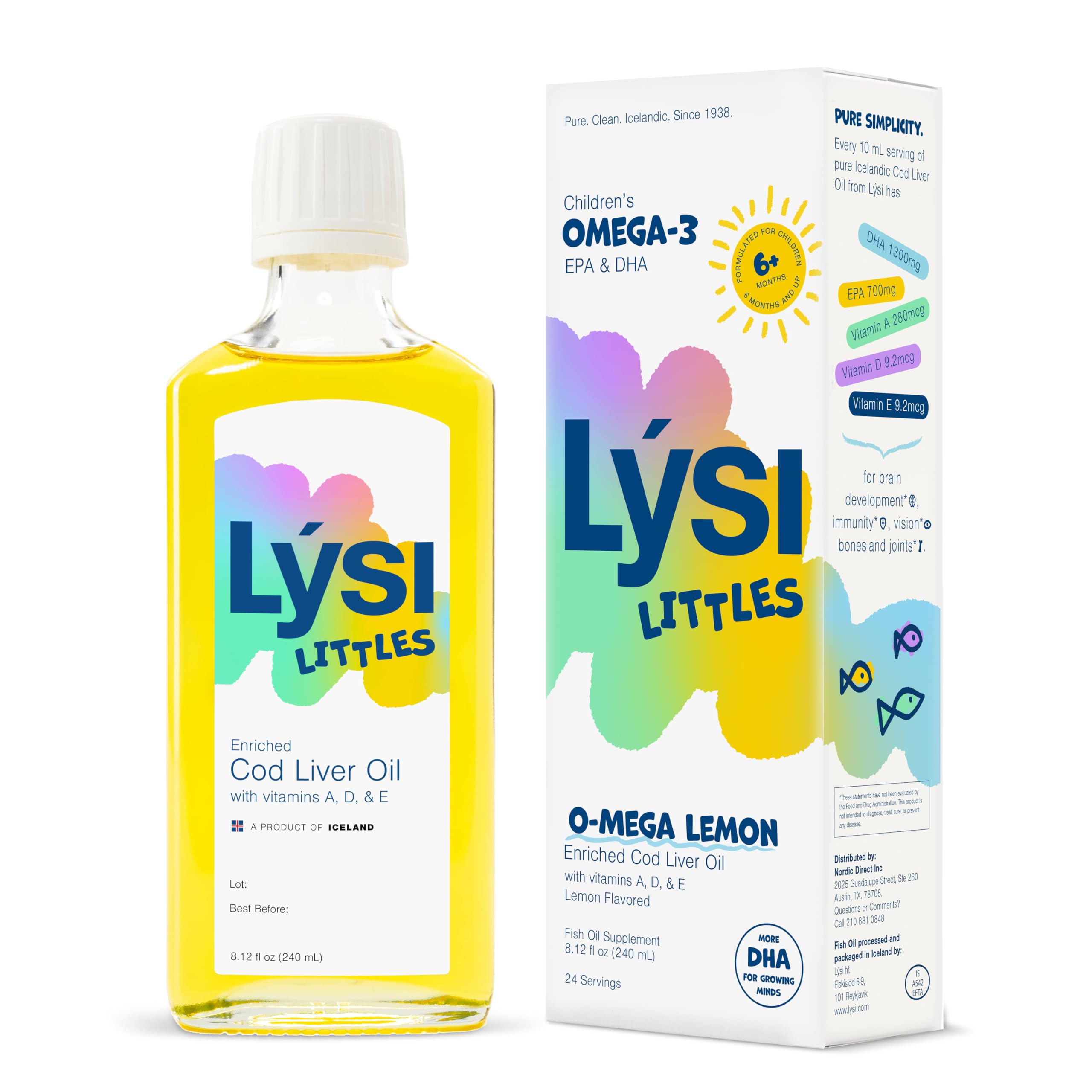 LYSI Liittles Lemon Cod Liver Oil