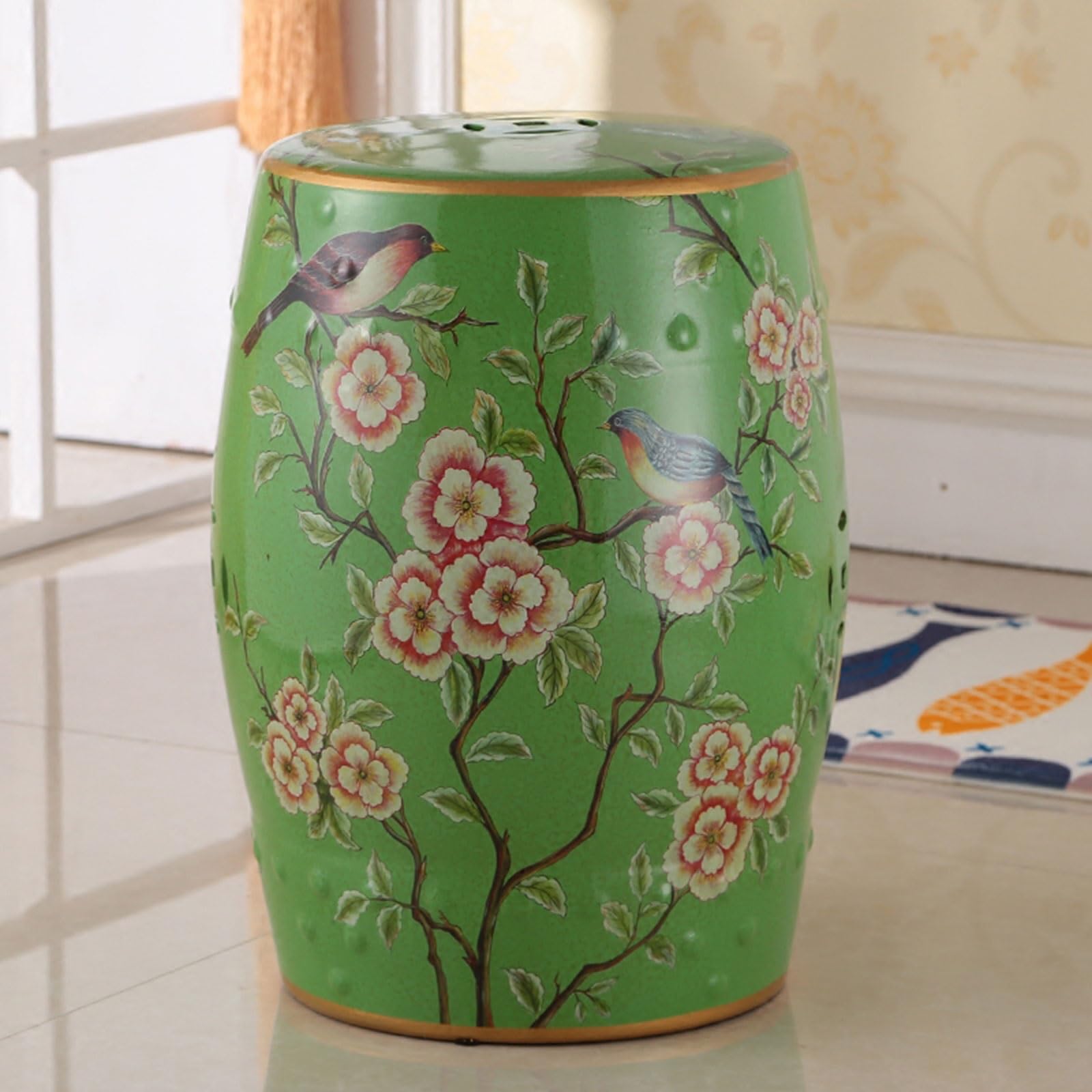 Table d'appoint en porcelaine de style chinois pour embellir vos salons et cours