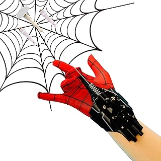 Web Shooter, Spider Web Shooters for Kids，USB-Charging Launcher Wrist Strap Accessory [9.8ft Range] Superhero Role-Play Cool Stuff Fun Toys Great for Men and Kids