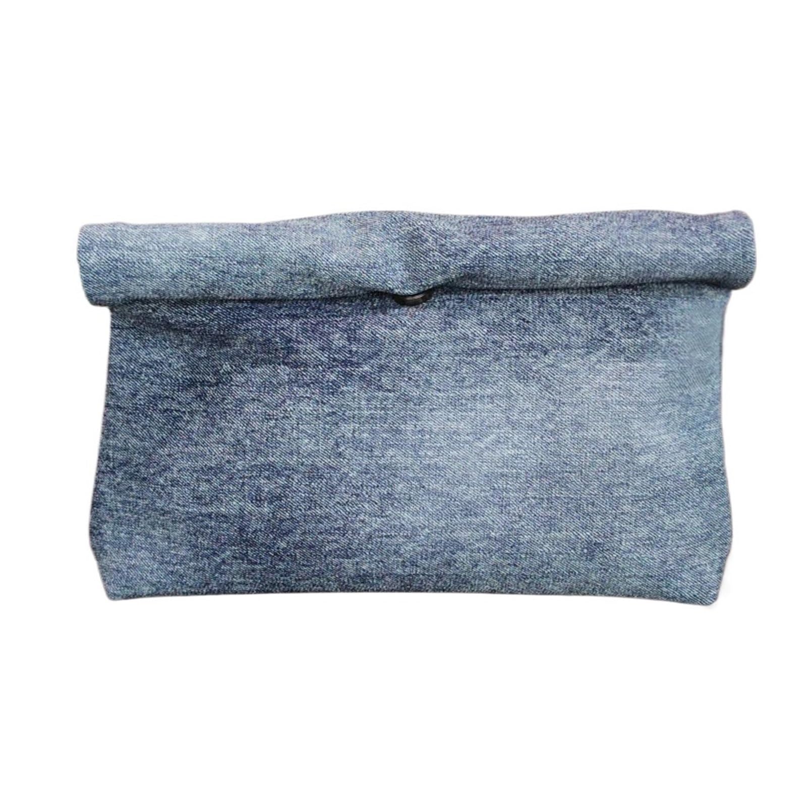 Borse da sera donna Borsa busta for ragazza festa di tendenza con pochette grande capacità Per Donna(Dark blue)