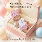 OtardDolls 33cm Reborn Baby Dolls Silicone Full Body Girl Lifelike Handmade Painted Dolls Silicone Reborn Babies for Kids
