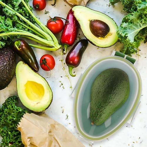 Miniatura 4 de Recipientes de almacenamiento reutilizables para guardar aguacate, conservador de aguacate, conservador fresco, crujiente, soporte individual o