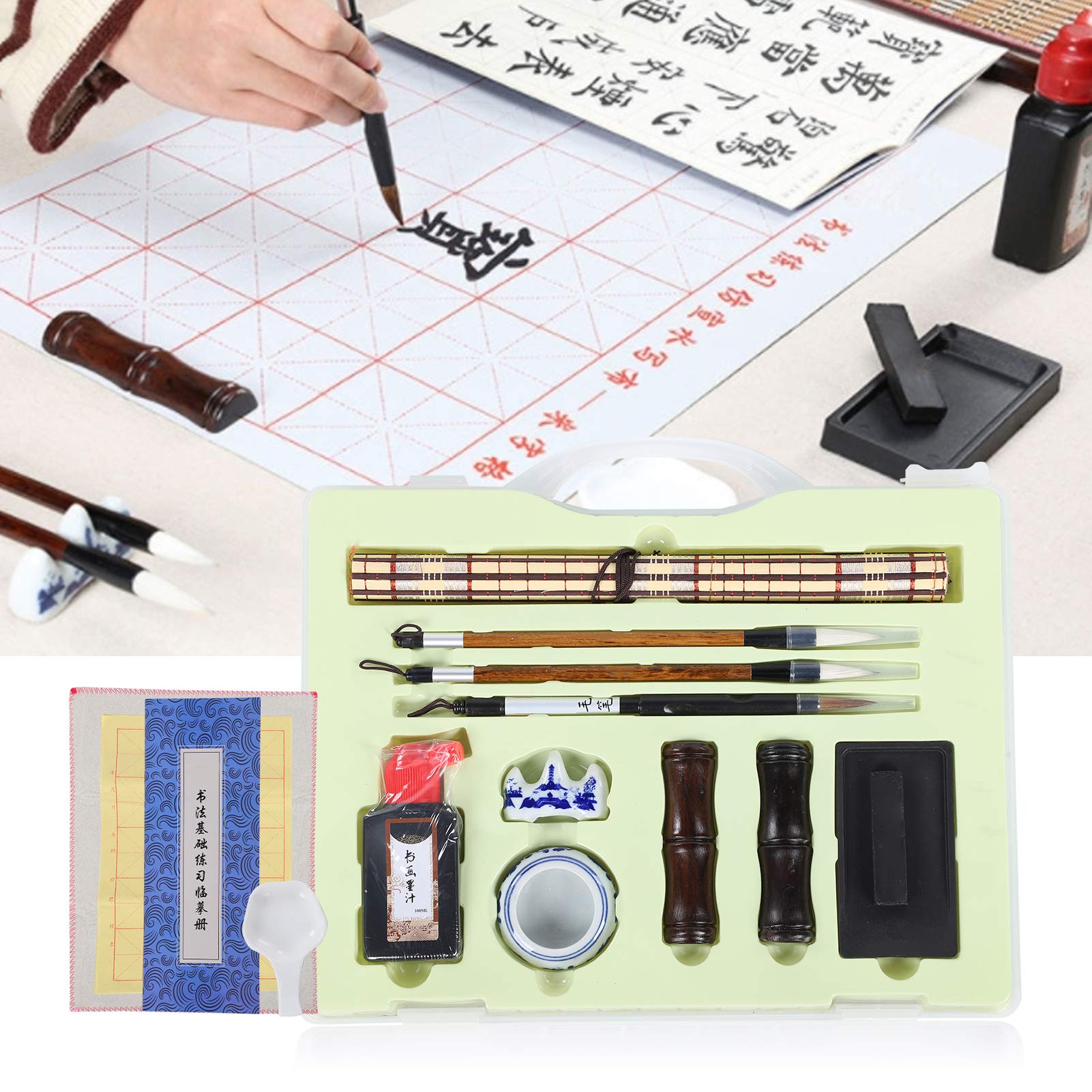Chinesisches Kalligraphie-Set für Anfänger, Starter-Set mit 21