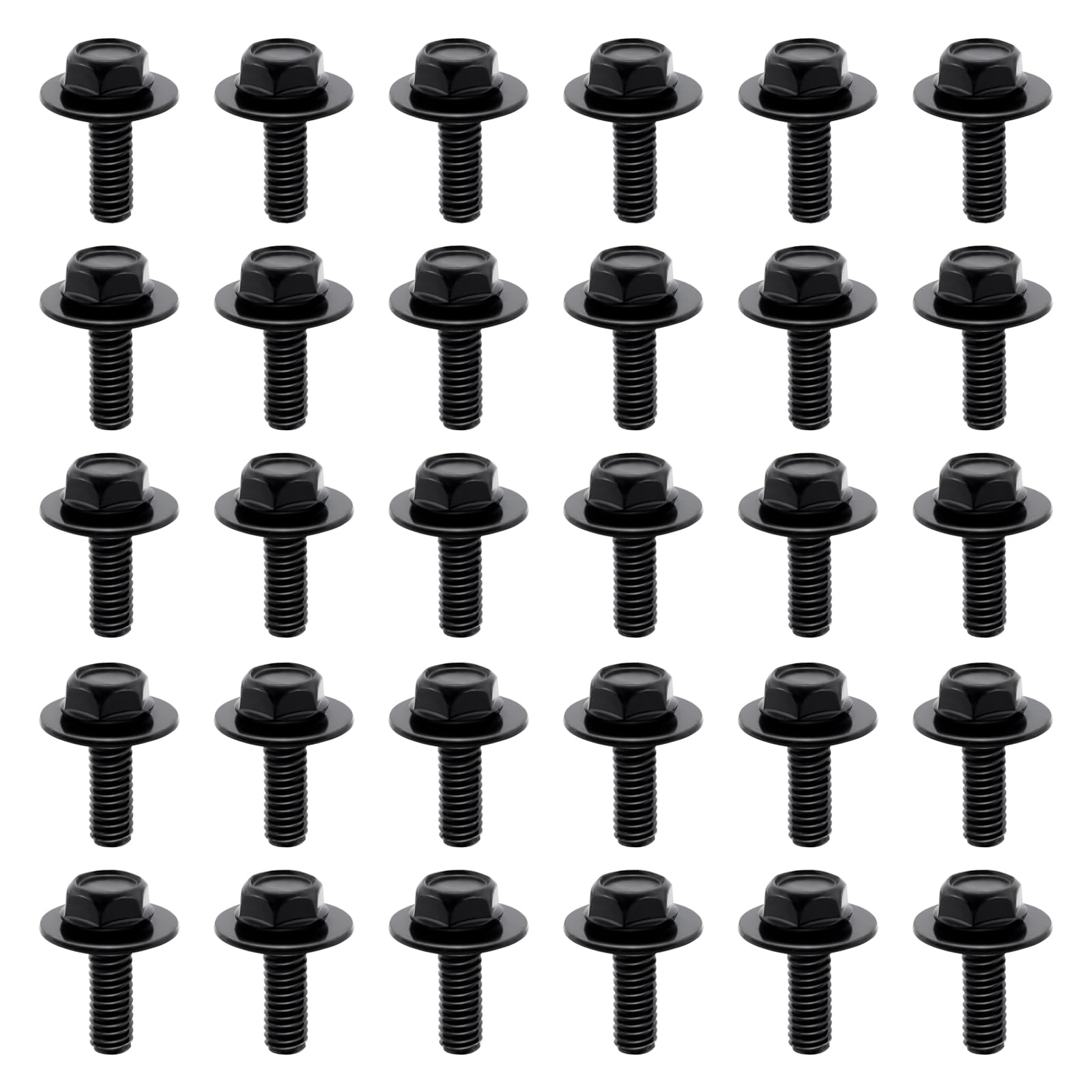 U-Type Clip Nuts - 60 Pack for Automotive Repairs -8