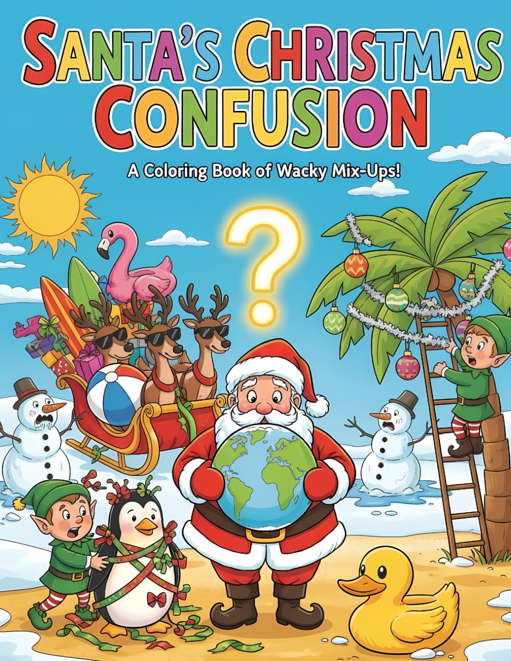 Santa's Christmas Confusion: A Coloring Book of Wacky Mix-Ups