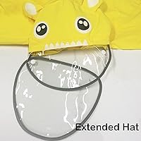 Vista 5 de Traje impermeable de una pieza para niños y niñas Fewlby, para lluvia, talla S-XL, 1-6 años