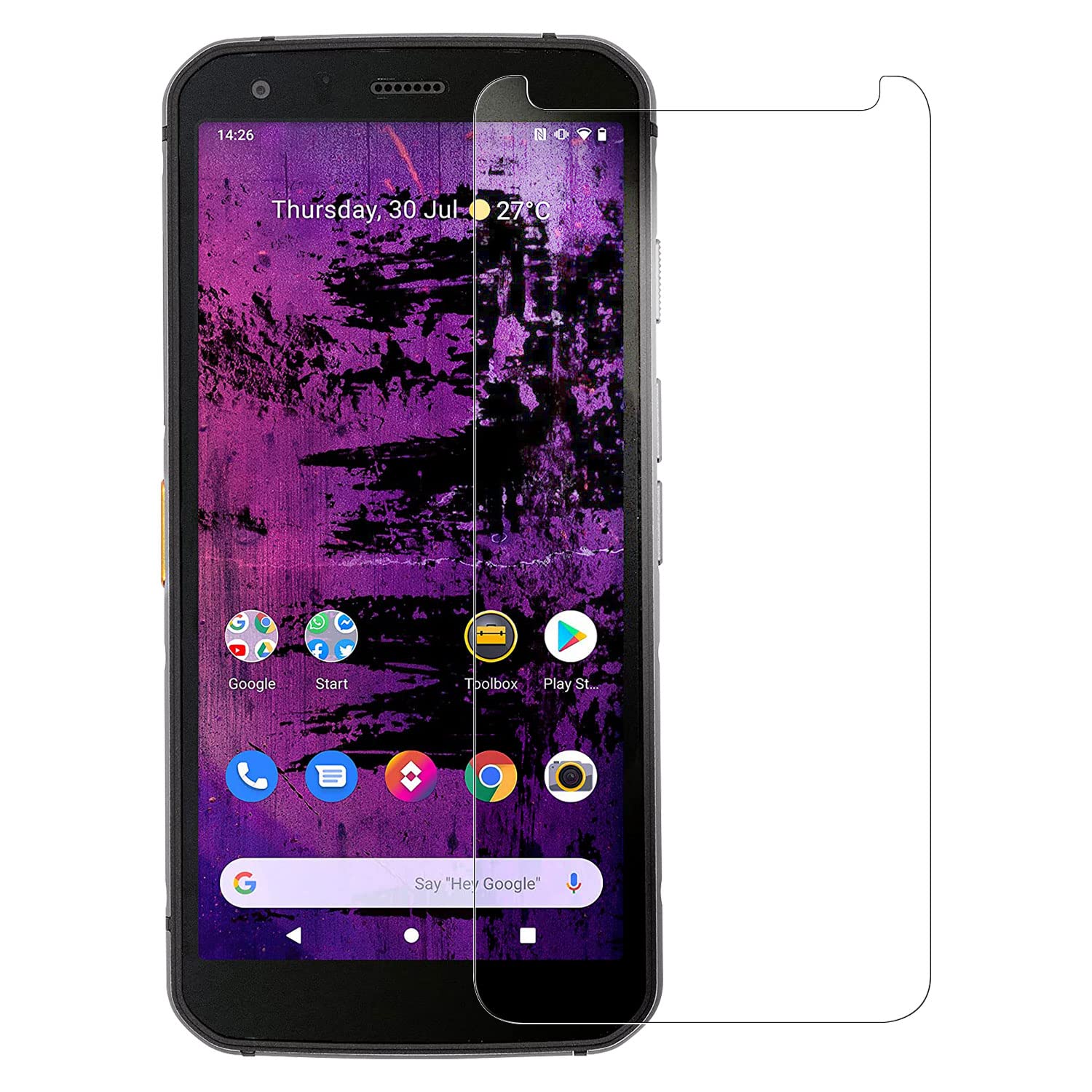 celletCell Phone Tempered Glass Screen Protector Compatible for Cat S62 Pro – Case Friendly, Shatter Proof, Anti Scratch 9H Protection