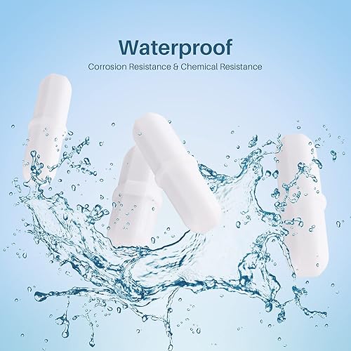 Miniatura 2 de SWANSOFT 10 unidades de 1.181 in1.18 pulgadas PTFE agitador magnético mezclador agitador bar, barra de agitación magnética de alta temperatura