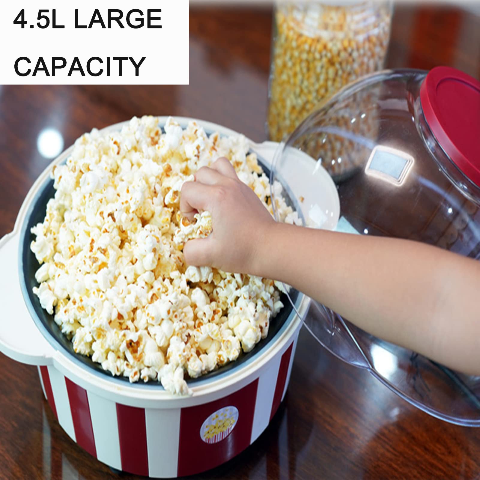 YEHEI Machine À Popper À Pop-Corn À Air, Machine-1200W À Pop-Corn À Air
