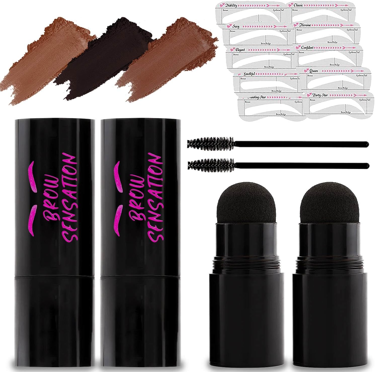 Eyebrow Stamp Kit Waterproof Eyebrow Stamp Easy To Use Eye