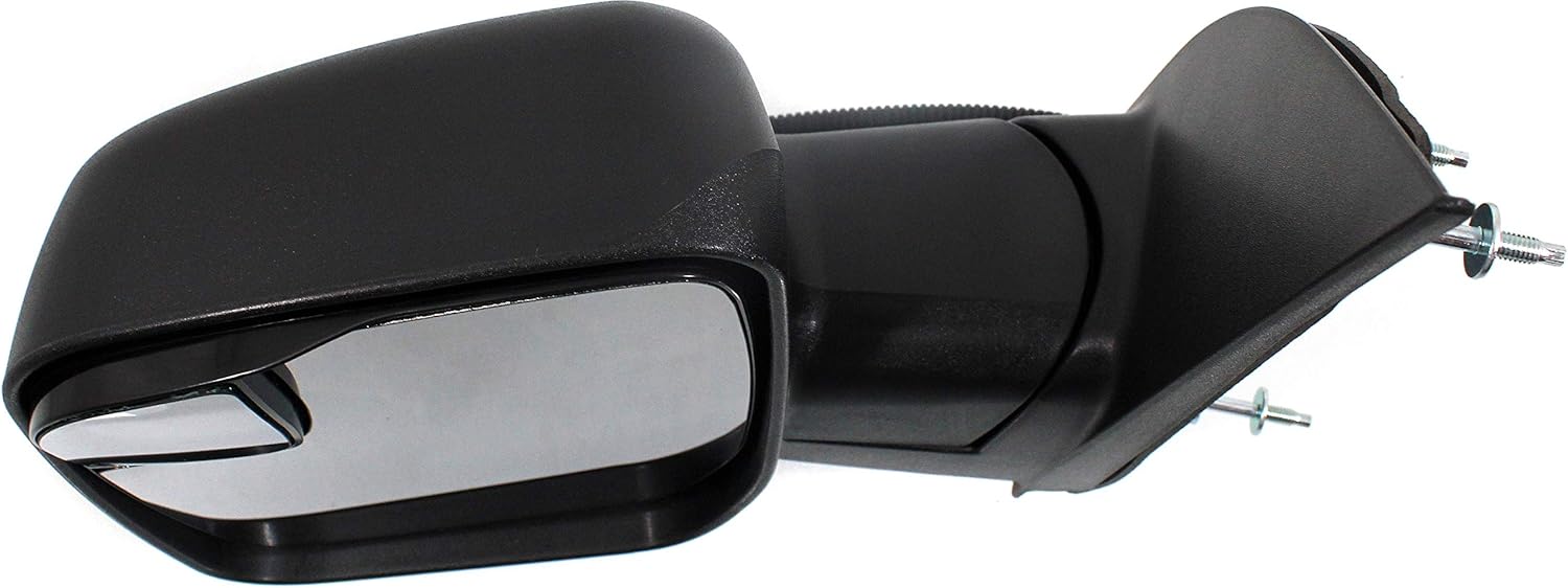 Kool Vue Driver Side Power Door Mirrors, Blind Spot Mirror for Ford E-350 Super Duty 2010-2017, Textured