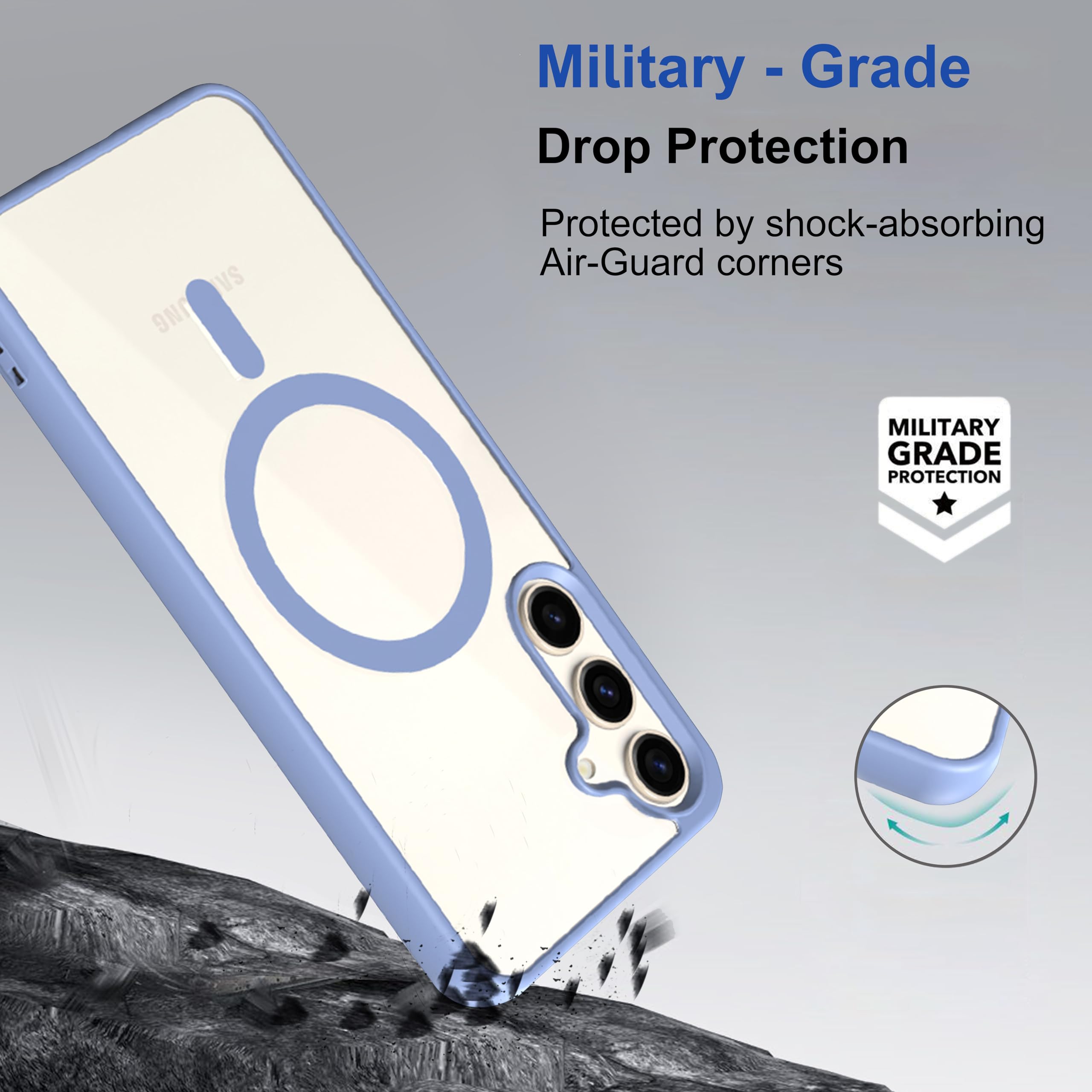 Samsung Galaxy S26 FE Case - Sierra Blue -3 Samsung Galaxy S26 FE Case - Sierra Blue -3