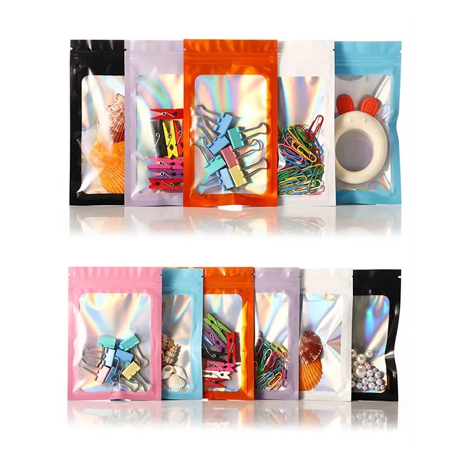 Bolsa de almacenamiento con cierre hermético for ventana papel aluminio 600 piezas Para Hogar