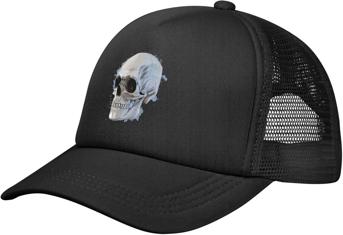 Amazon.com: Cool Skull Baseball Cap Women Men Mesh Sun Hat