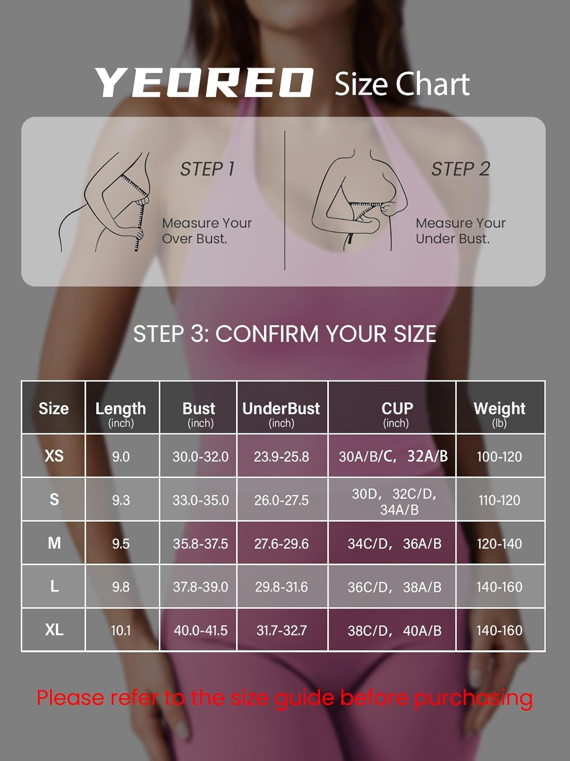 YEOREO Women's Halter Crop Top V Neck Workout Going Out Tank Top Hazel Padded Sleeveless Backless Trendy Summer Camisole - Image 7