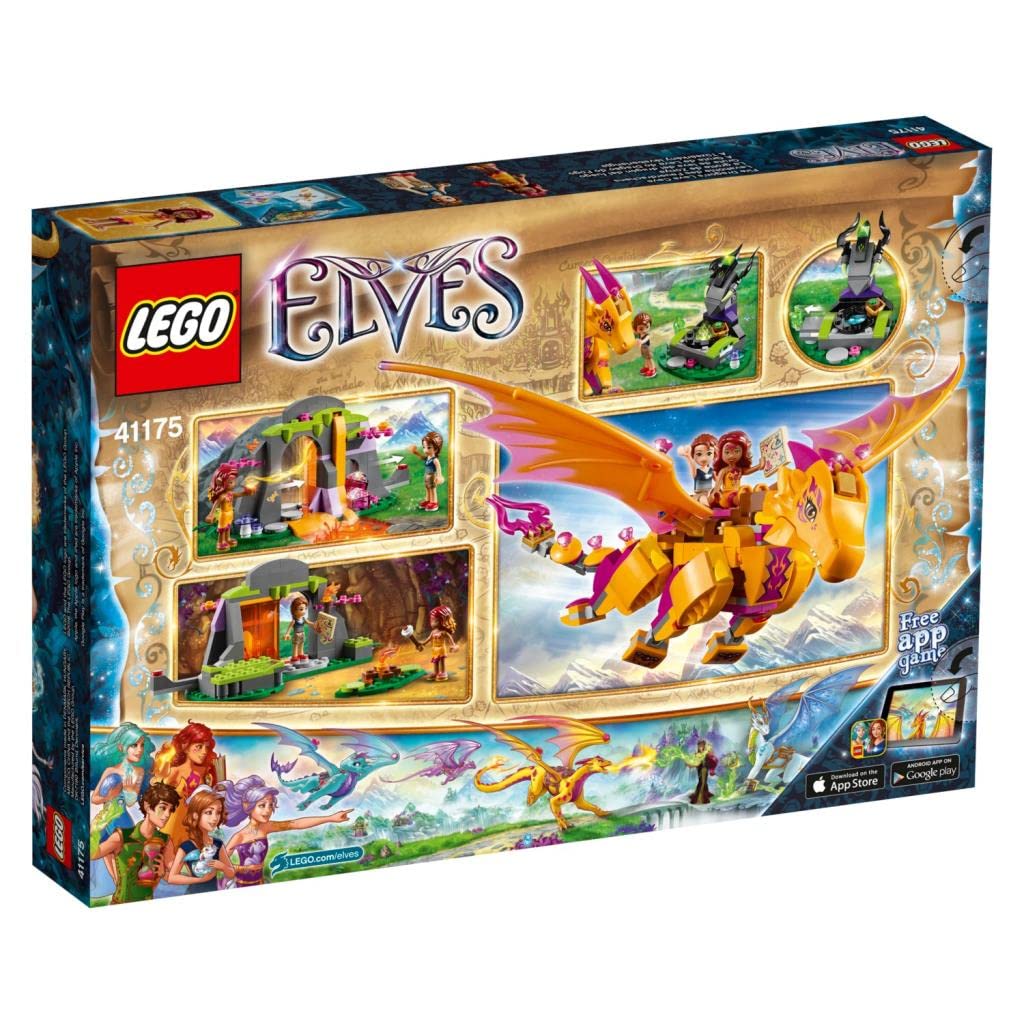 Amazon.co.jp: レゴ エルフ 火のドラゴンの溶岩洞窟 41175 : おもちゃ