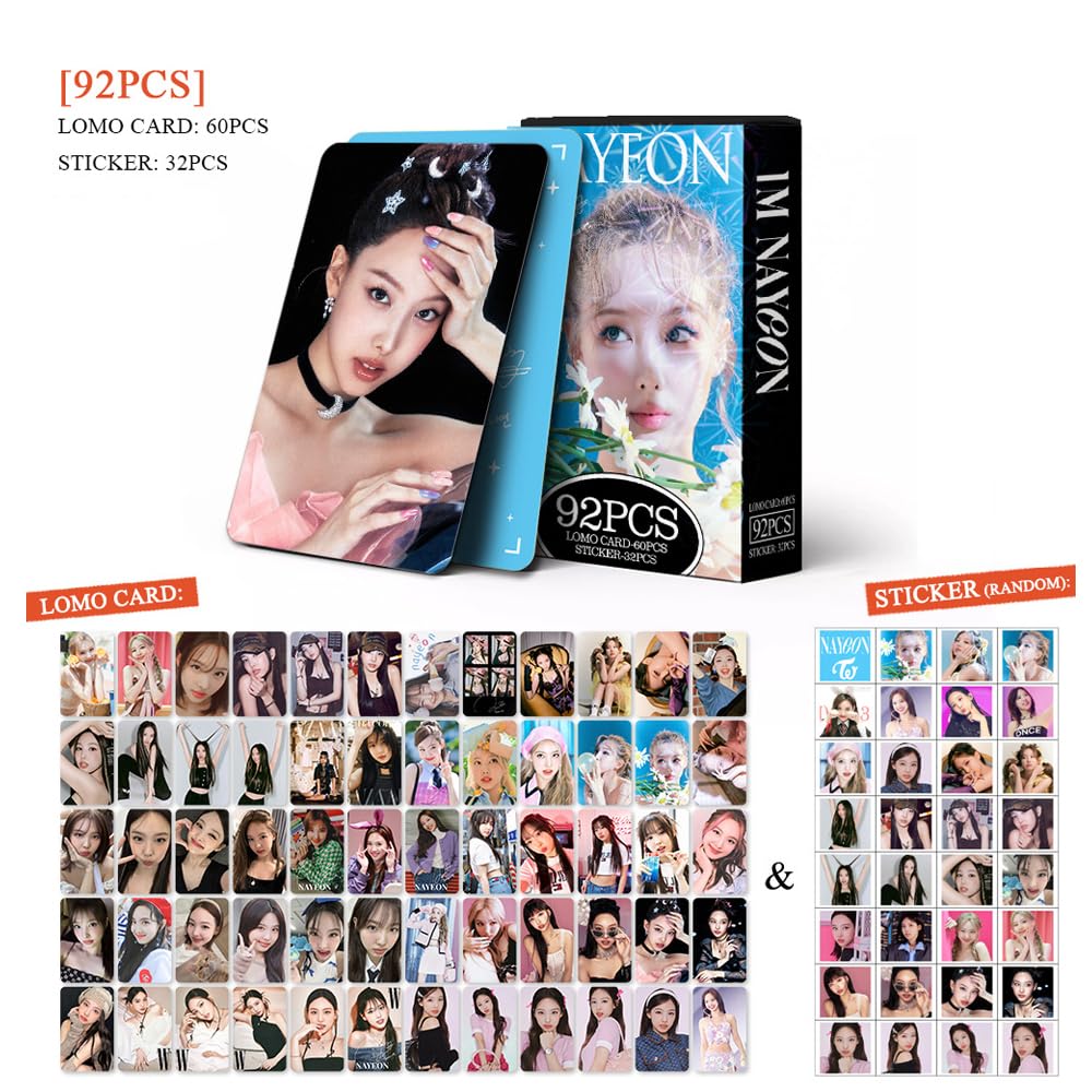 55 Tarjetas Photocards De Nayeon (TWICE) – Lomo Cards Kpop – Tamaño 3.5″ X 2.5″ – Regalo Para Fans