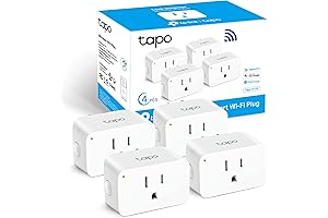 TP-Link Tapo Smart Plug Mini 15A, Smart Home Wi-Fi Plug, Compatible with...