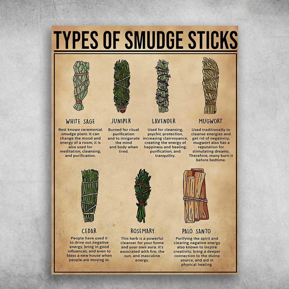 Types of Smudge Sticks Smudge Sticks Knowledge White Sage