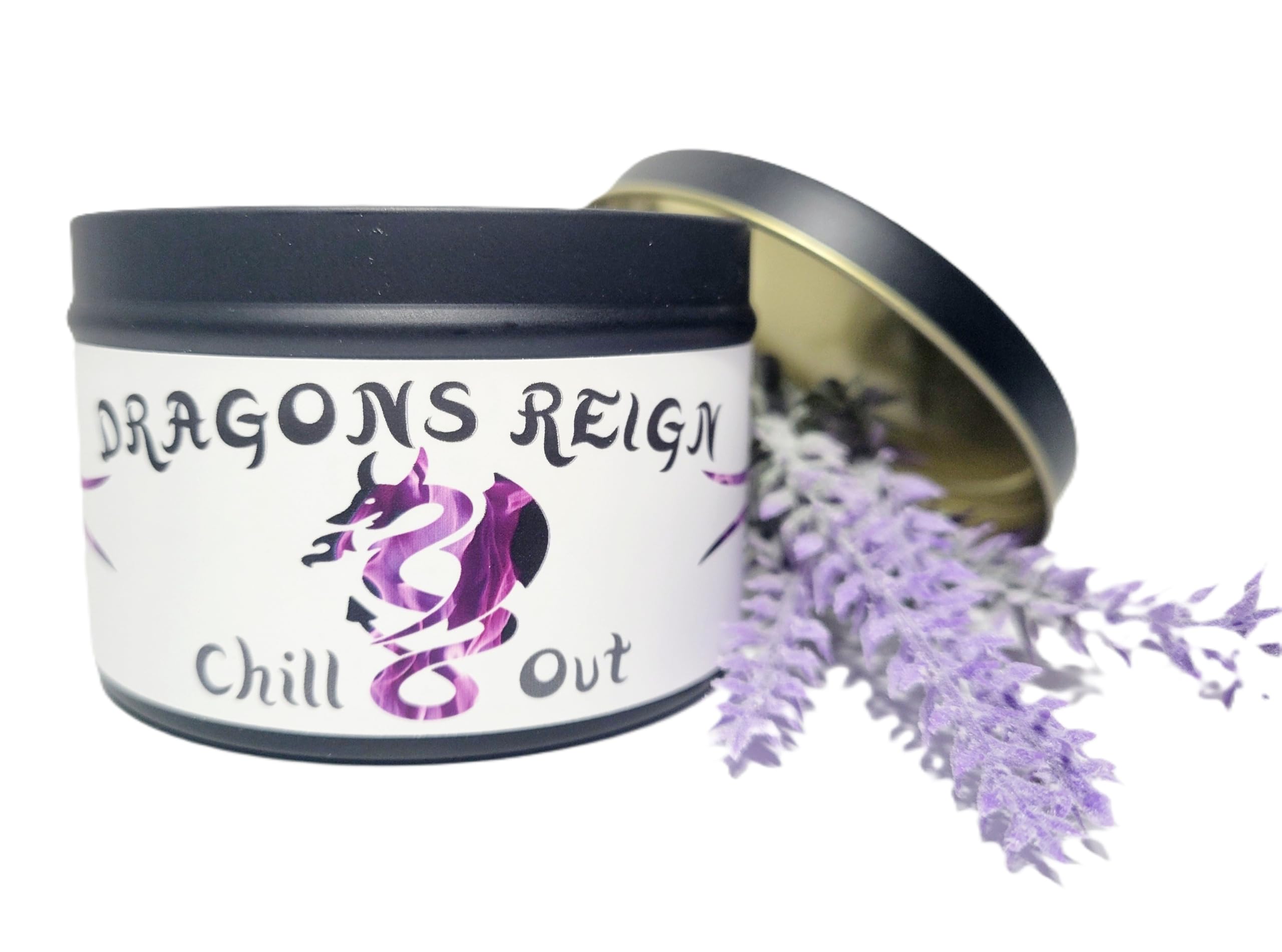 Dragons Reign Scented Candle Collection Surprise Body Jewelry in Every Candle. Made with Natural Soy Wax in a Variety of scents. 16G Septum Chillout