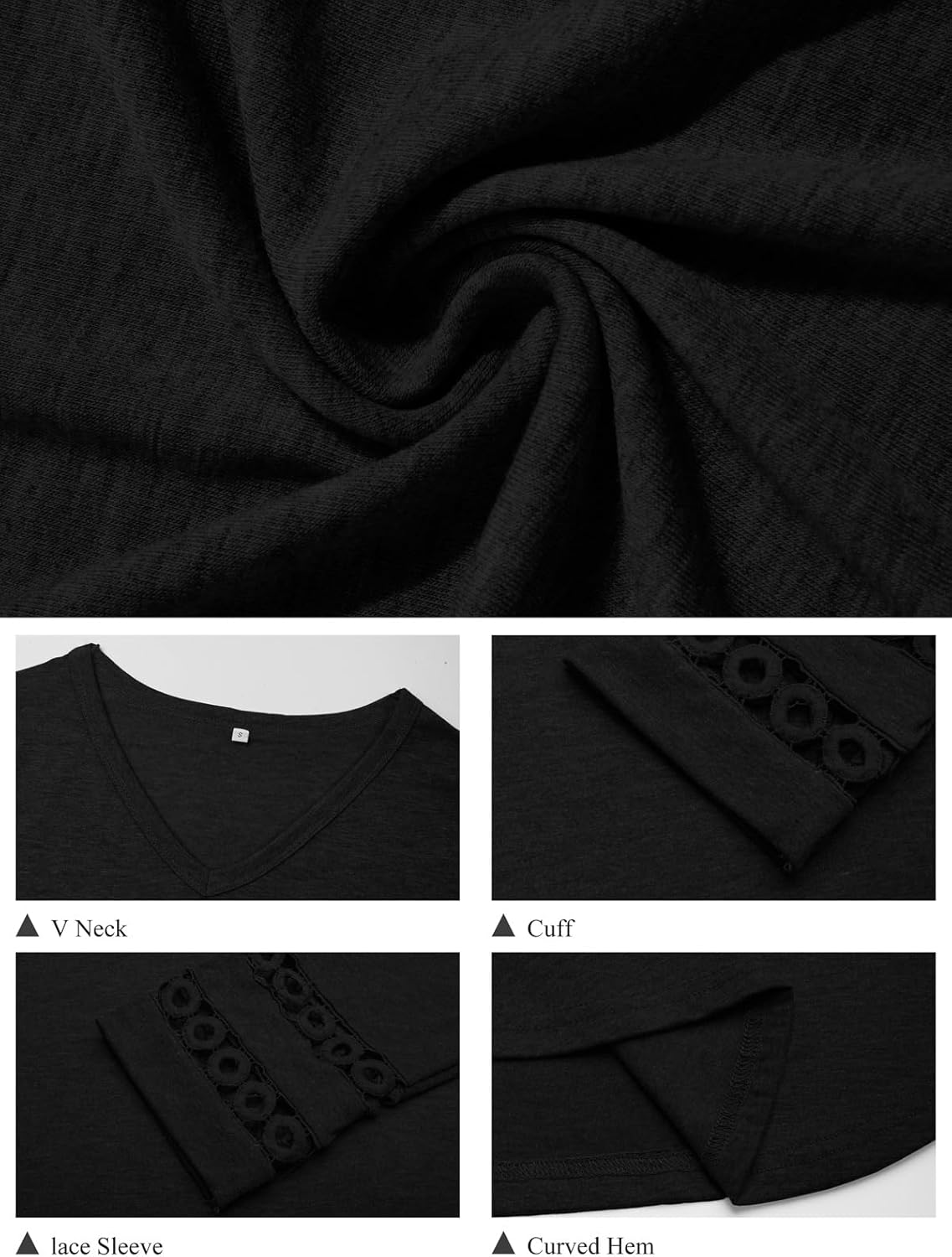 3/4 Length Sleeve Womens Tops Dressy Casual Blouses for Women 2025 Trendy V Neck T Shirts Summer Clothes - Image 5