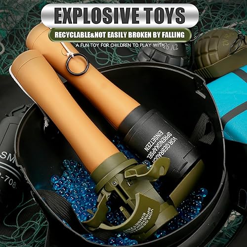 Miniatura 7 de M24 CS - Juguetes de granadas de mano, juguete de lanzador, juegos de batalla para Tactcial Airsoft Paintball Juego de rol