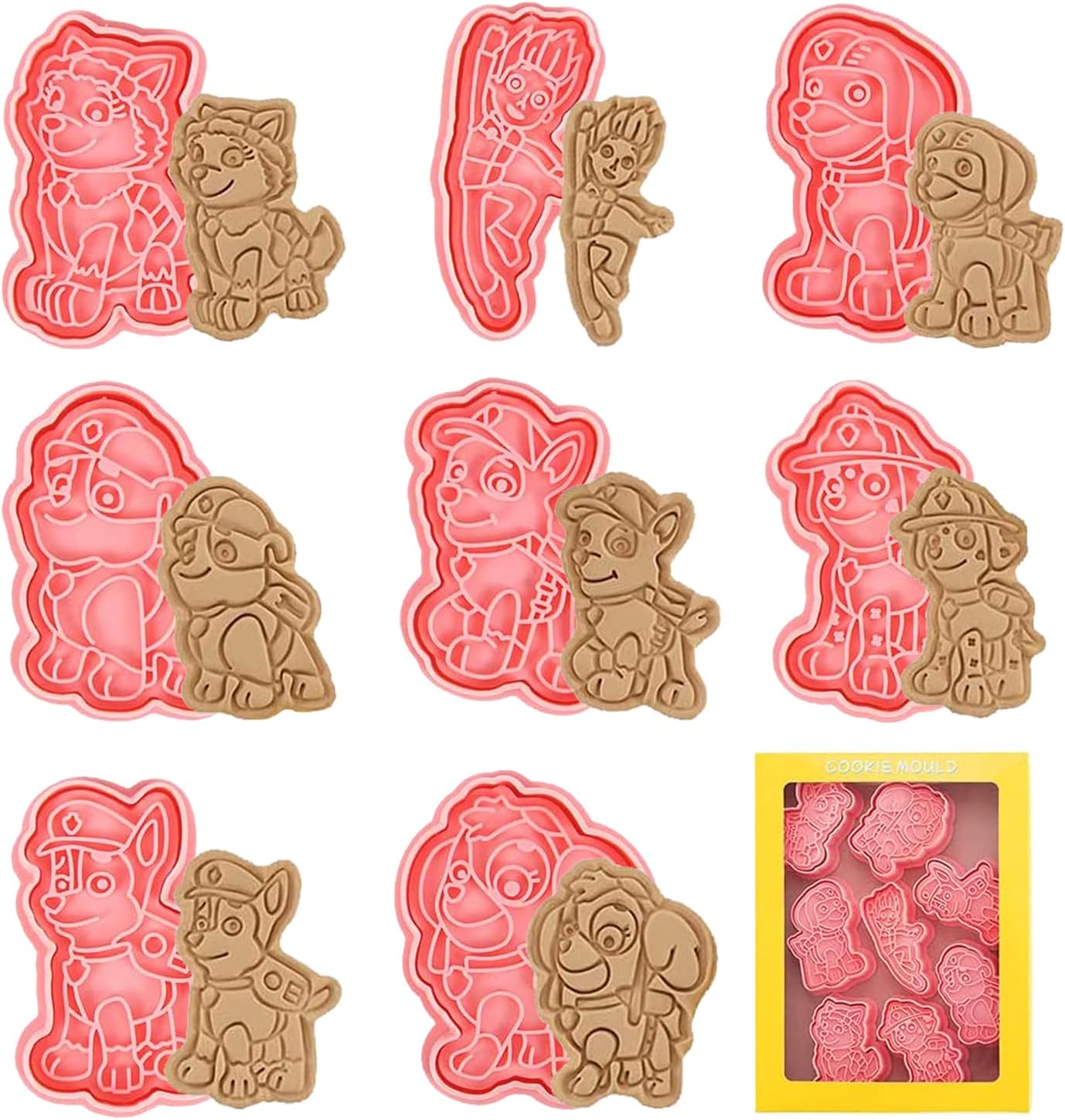Cuticuter Emporte-pièce Fondant Paw Patrol – Bleu, 8×7×1,5 Cm – Idéal Biscuits & Pâtisserie Enfants