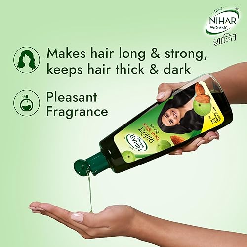 Miniatura 5 de Nihar Naturals Shanti Badam Amla - Aceite para el cabello, 16.9 fl oz