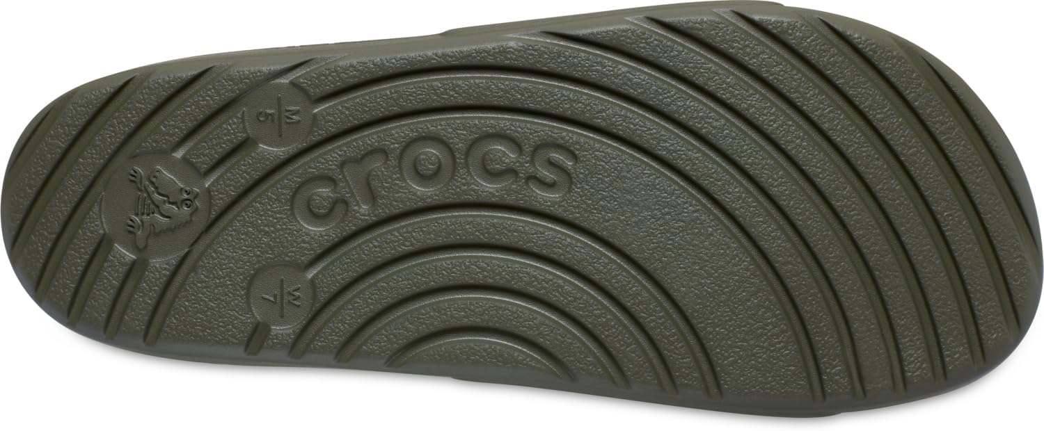 Crocs Unisex's Slide Sandal, Army Green, 4 UK Men/ 5 UK Women