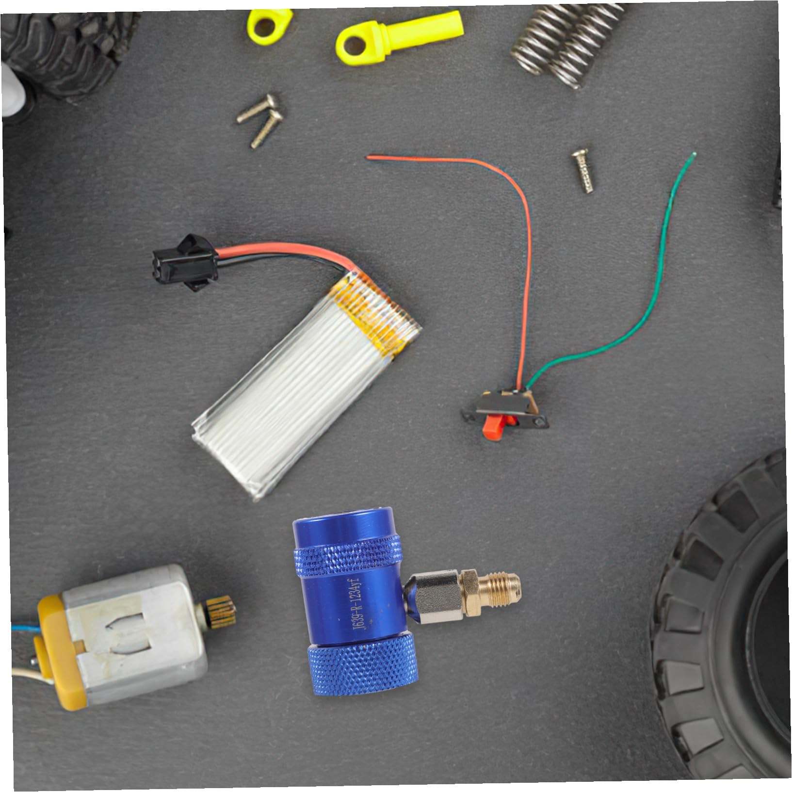 Yardwe 4 Stück Teiliges Auto klimaanlagen adapter Verstellbare Kupplungen aus Robuster Messinglegierung Langlebige Kfz anschlussstücke in Verschiedenen Farben Schützt vor