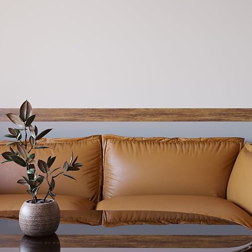 Miniatura 6 de Stickyart Papel tapiz de madera con borde para despegar y pegar, borde de cinta de espejo de 50 pies, borde de marco de espejo, cinta de reparación