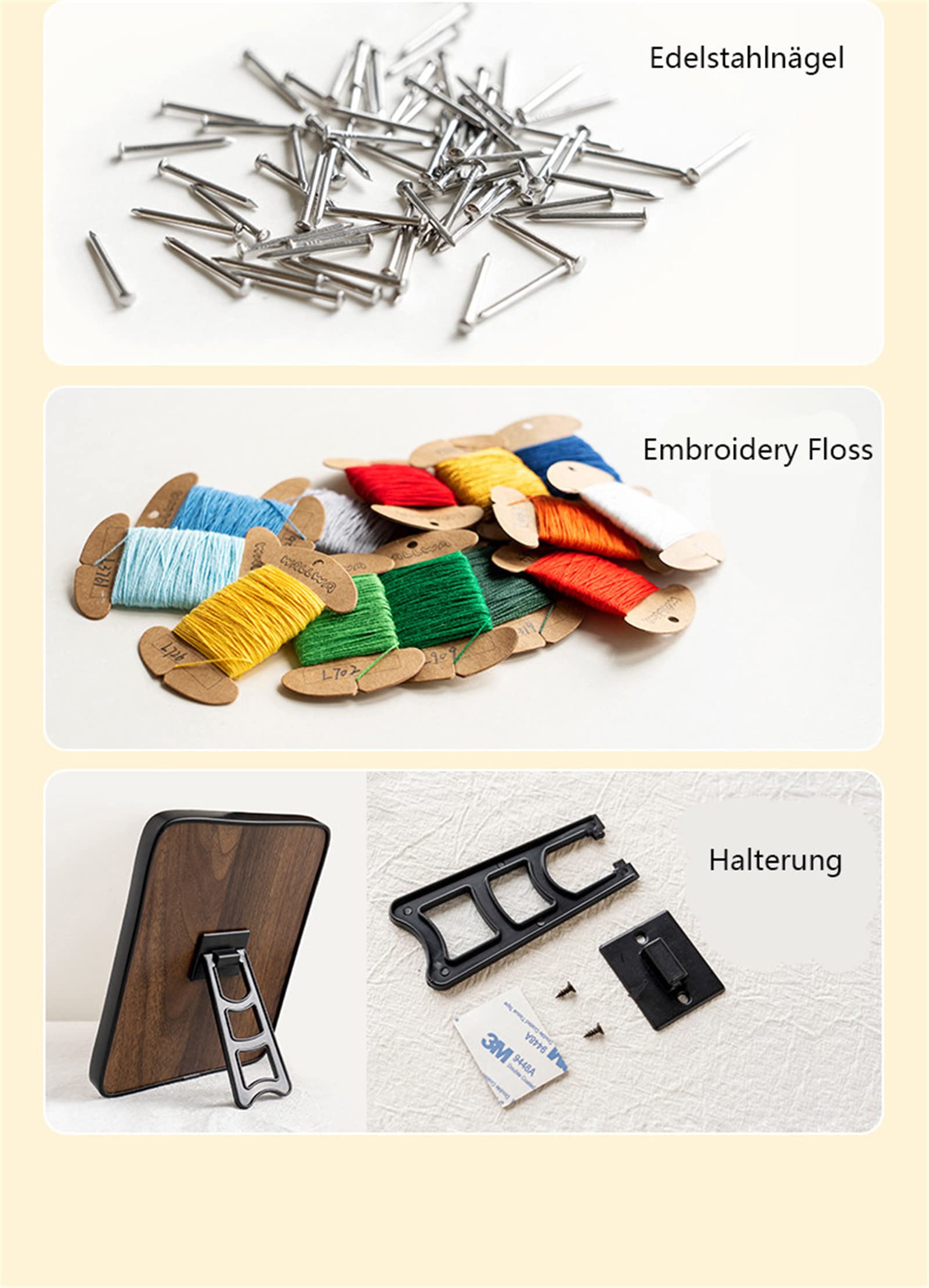 Kit fai da te String Art Kit Wooden Craft Kit DIY Adults, Kit con Accessori e Cornici, Adatto per Bambini Adulti, Adulti, Principianti, Decorazione domestica, Regalo unico (girasolio)