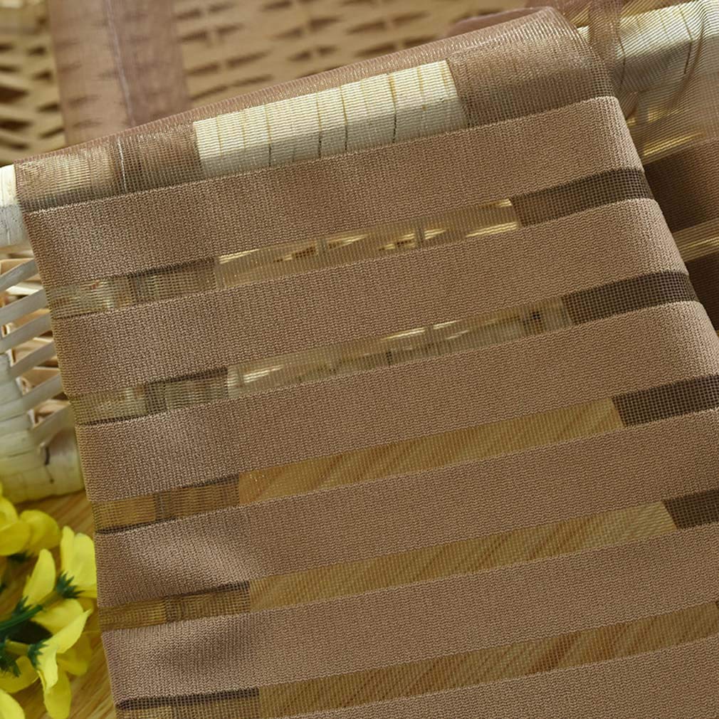 Tende Trasparenti Colorate con Passanti, Tendaggi per Camera da Letto Tende in Voile con Occhielli - Tende Soggiorno Moderne Eleganti, 2 Pannelli