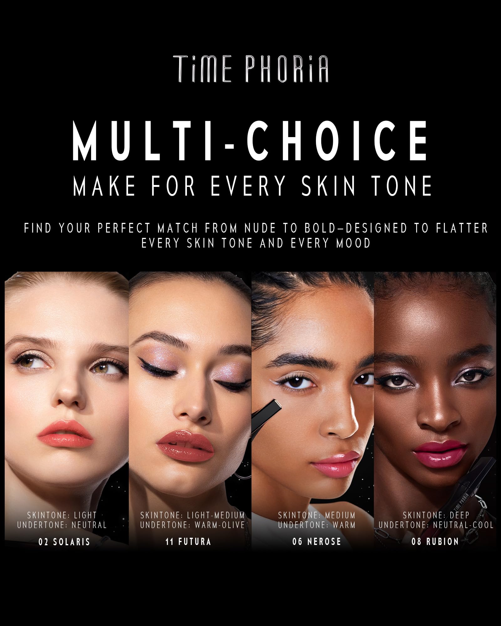 TIMEPHORIA STELLAR DUST LIP STAIN-Long Lasting, wasserdicht und transferproof Lip Tint, glänzendes Finish, leichter Lipstick, hohe Abdeckung, lebendige Farbe (05 ELECTRA)