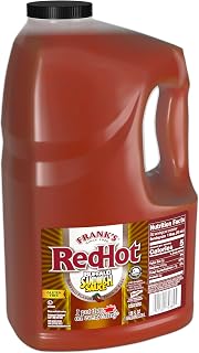 Buffalo Sandwich Sauce, 1 gal - One Gallon Jug of Thick Buffalo Sandwich Hot Sauce, Best for Topping Sandwiches, Burgers and More