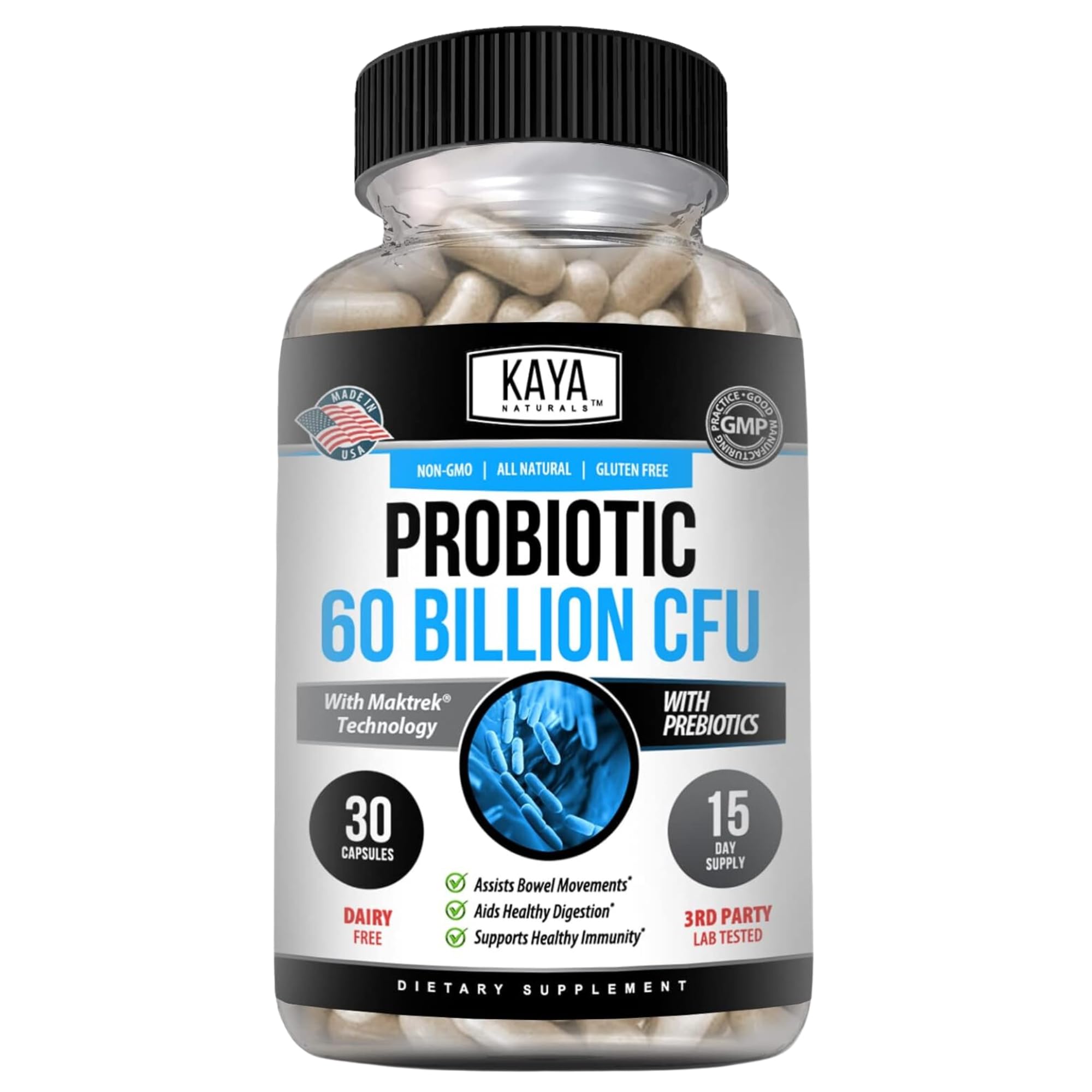 Kaya Naturals Probiotic 60 Billion Cfu Probiotics For Women